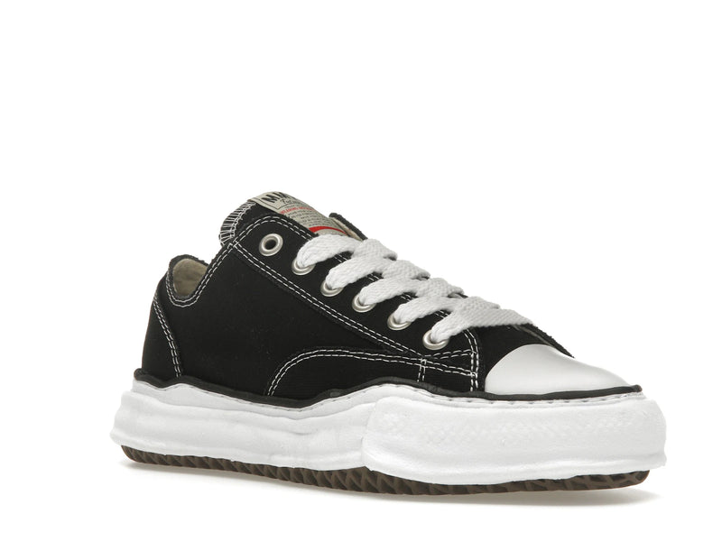 Maison Mihara Yasuhiro Peterson OG Sole Canvas Low - White/Black - A01FW702-BLK - 04