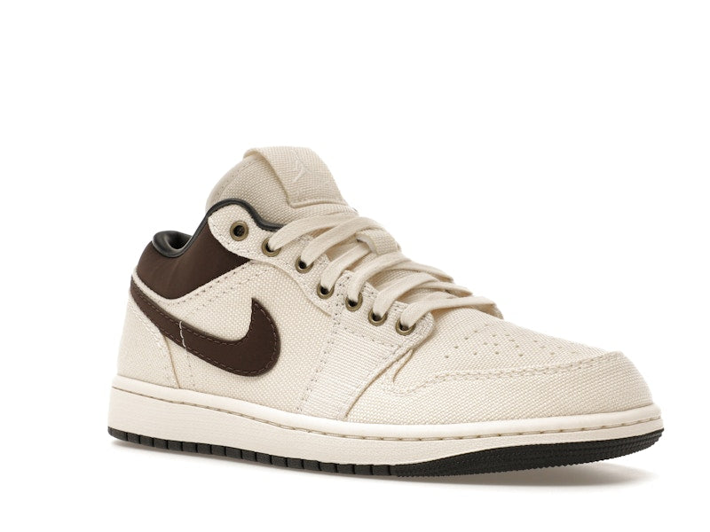 Air Jordan 1 Low Premium Pale Ivory Off Noir Baroque Brown - vue 4