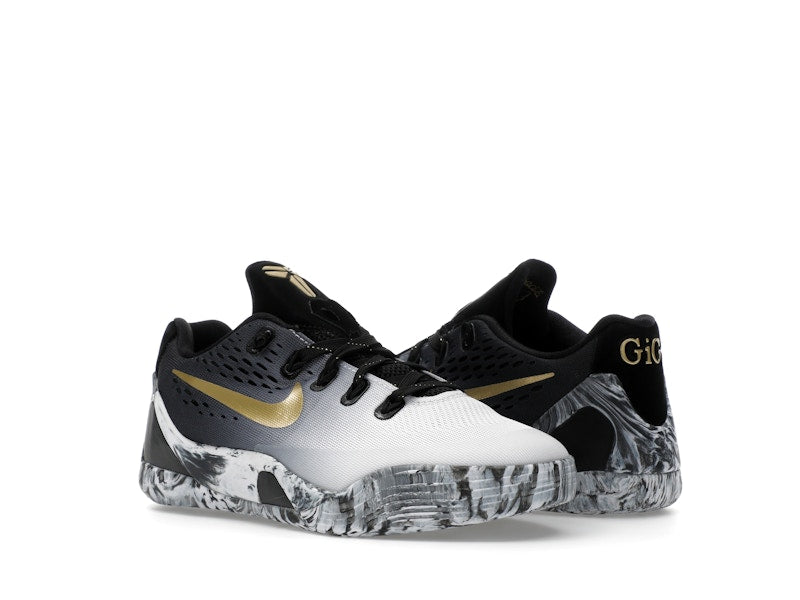 Nike Kobe 9 EM Low Mambacita (GS) - Black/White/Metallic Gold - FV3607-002 - 04