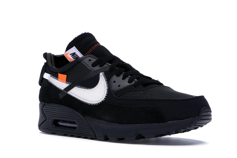Nike Air Max 90 Off White Black - Black/Black-Cone-White - AA7293-001 - 04