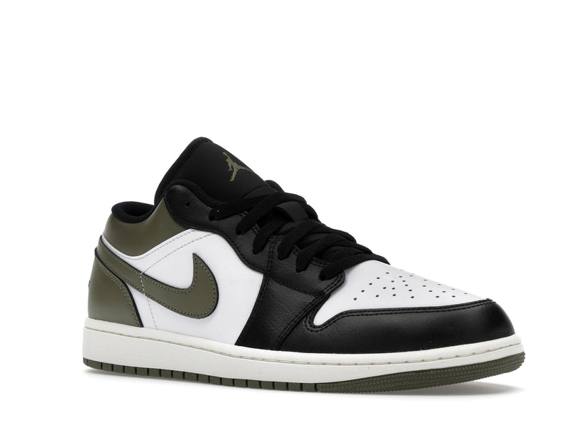 Air Jordan 1 Low Black Toe Medium Olive - Black/Medium Olive/White - 553558-092 - 04