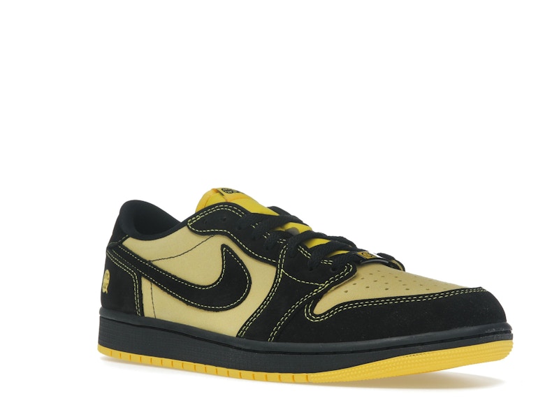 Air Jordan 1 Retro Low OG Quai 54 Black Tour Yellow Red - Black/Tour Yellow/Chile Red - IB8836-007 - 04