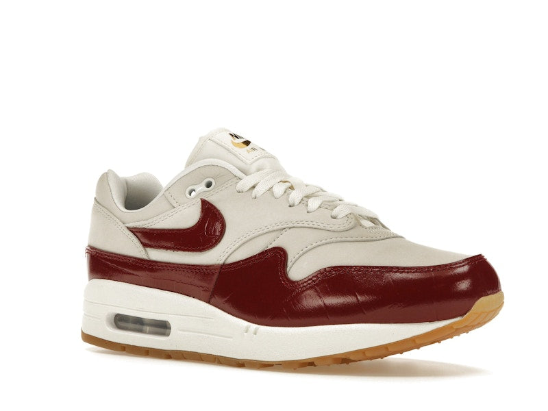 Nike Air Max 1 LX Team Red (Women's) - Sail/Sail/Gum Light Brown/Team Red - FJ3169-100 - 04