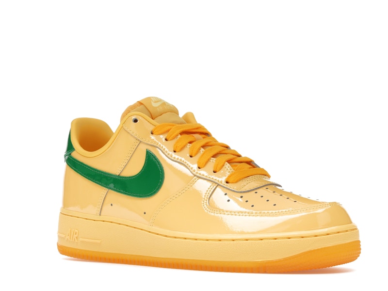 Nike Air Force 1 Low Patent Leather Topaz Gold Pine Green - Ansicht 5