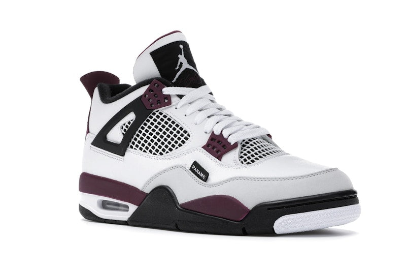 Air Jordan 4 Retro Psg Paris Saint Germain - White/Black-Metallic Gold-Bordeaux - CZ5624-100 - 04