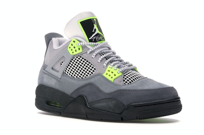Air Jordan 4 Retro SE Neon - Cool Grey/Volt-Wolf Grey-Anthracite - CT5342-007 - 04