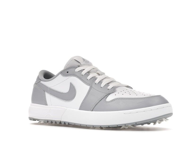 Jordan 1 Low Golf Spiked Wolf Grey White - vue 5