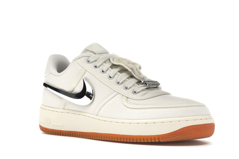 Nike Air Force 1 Low Travis Scott Sail - Sail/Sail-Gum Light Brown - AQ4211-101 - 04