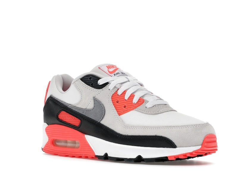 Nike Air Max 90 Infrared 2026 Iu1055 100 - White/Cement Grey/Infrared/Black - IU1055-100 - 05
