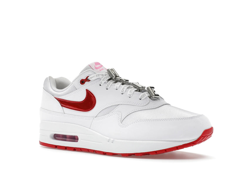 Nike Air Max 1 PRM Valentines Day White - White/University Red/Playful Pink - HV2303-100 - 04