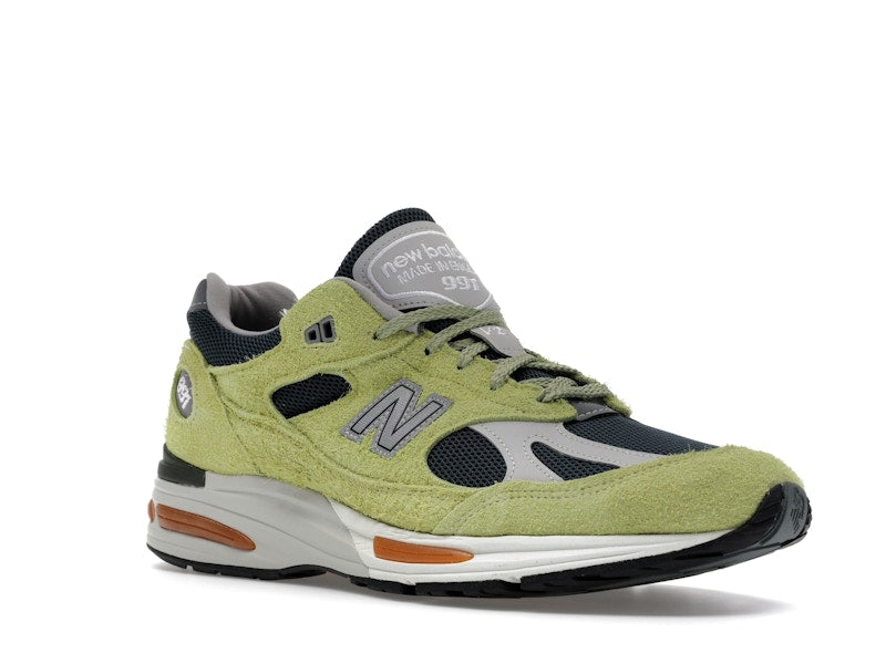 New Balance 991v2 MiUK Grape Sorbet - Beechnut/Trekking Green - U991GT2 - 04
