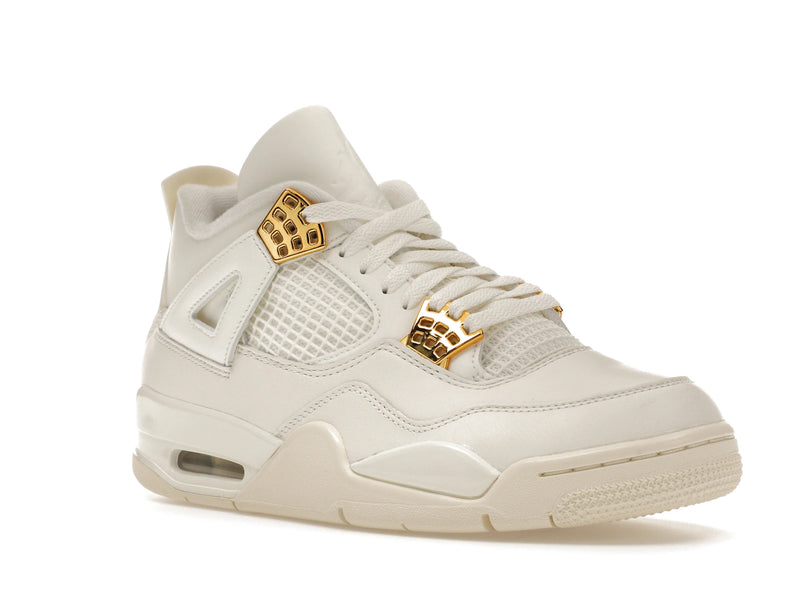 Air Jordan 4 Retro Metallic Gold - Sail/Metallic Gold/Black - AQ9129-170 - 04