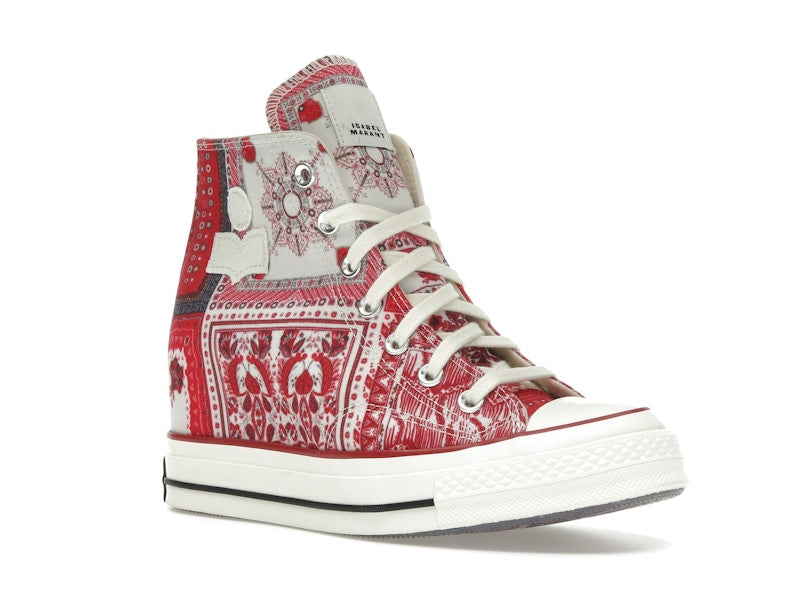 Converse Chuck 70 Internal Wedge Hi Isabel Marant Vanilla Ice Red (Women's) - vue 5