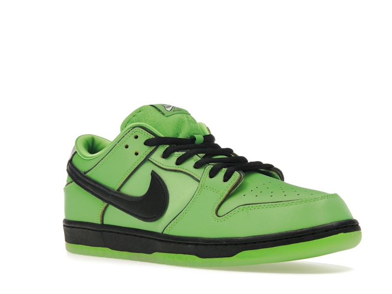 Nike SB Dunk Low The Powerpuff Girls Buttercup - Mean Green/Black/Lotus Pink - FZ8319-300 - 04