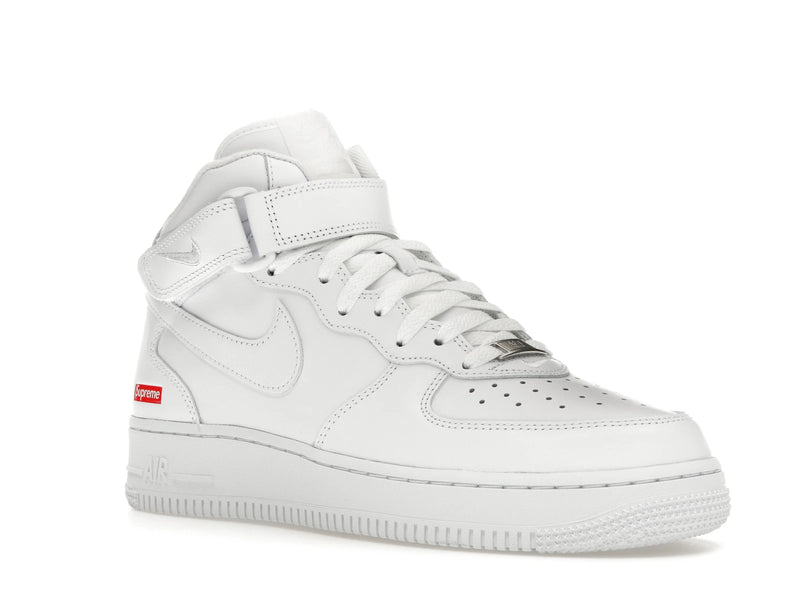 Nike Air Force 1 Mid Supreme White - White/White-White - FZ8784-100 - 04