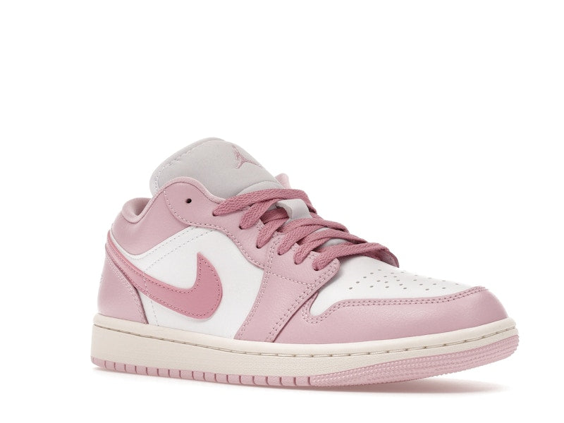 Jordan 1 Low Iced Carmine White (Women's) - vista 5