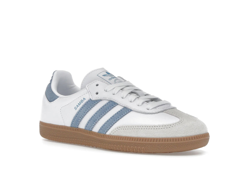 Adidas Samba OG White Alumina Ash Blue - Cloud White/Alumina/Ash Blue - JS1391 - 04