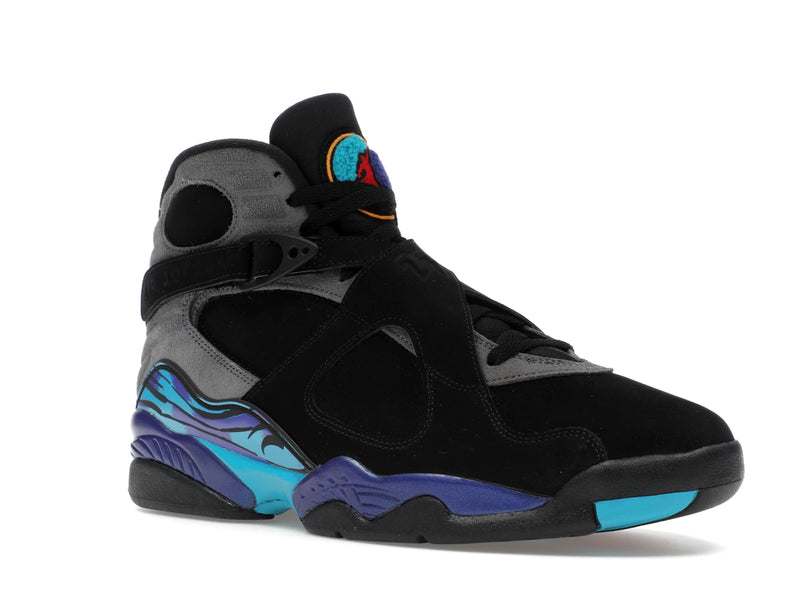 Air Jordan 8 Retro Aqua (2025) - Black/True Red-Iron Grey-Bright Concord-Aquatone - 305381-006 - 04