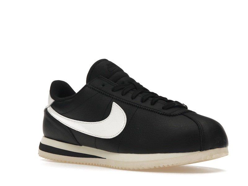 Nike Cortez 23 Premium Black Sail (Women's) - Black/Sail/Alabaster - FB6877-001 - 04