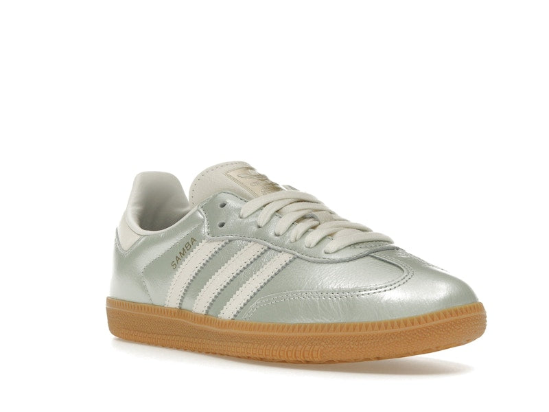 adidas Samba OG Linen Green Metallic (Women's) - Linen Green Metallic/Off White/Cyber Metallic - IG1965 - 05