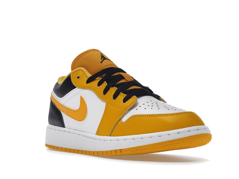 Air Air Jordan 1 Low University Gold White (GS) - Taxi/White/Black - 553560-701 - 05