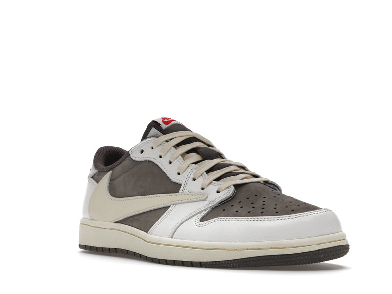 Air Jordan 1 Retro Low OG SP Travis Scott Reverse Mocha - Sail/University Red-Ridgerock - DM7866-162 - 05