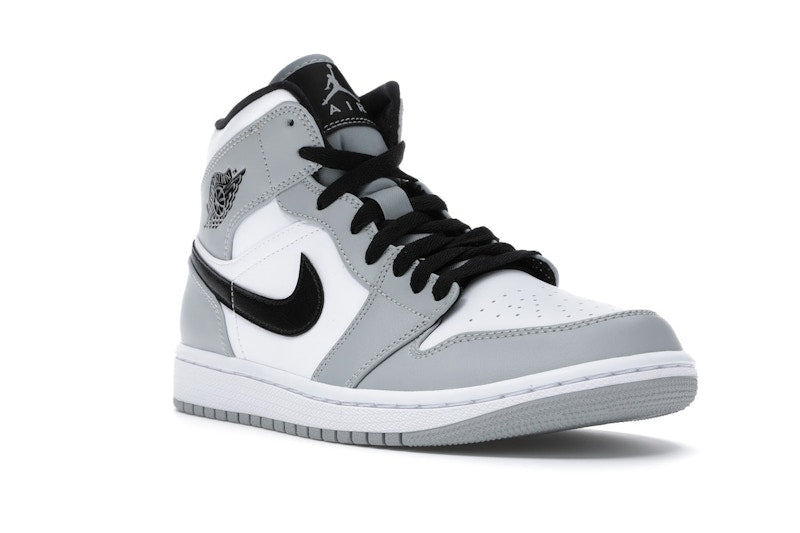 Air Jordan 1 Mid Light Smoke Grey - Light Smoke Grey/Black-White - 554724-092 - 05