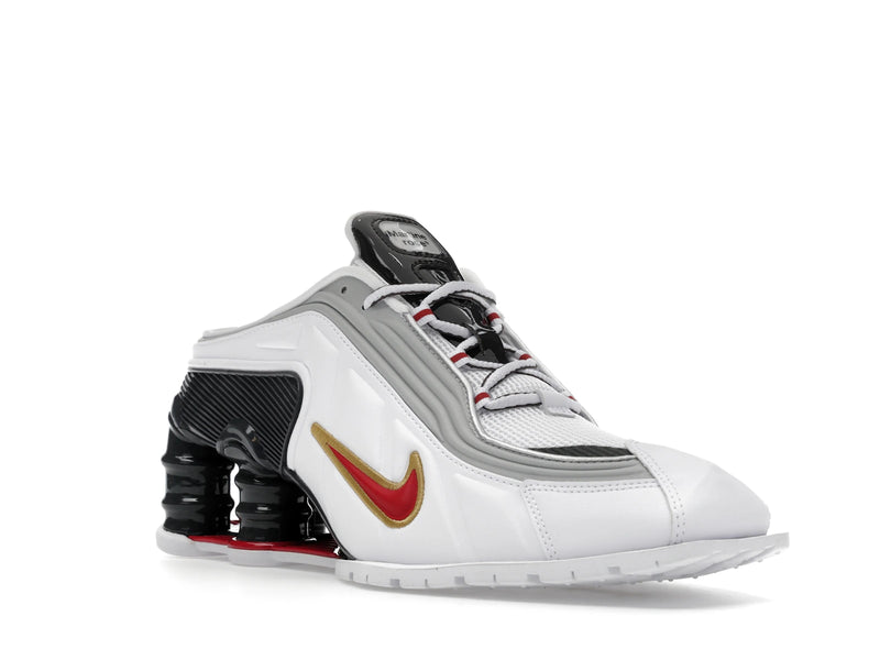 Nike Shox Mr4 Mule Martine Rose Metallic Platinum Varsity Red - White/Varsity Red/Metallic Platinum/Dark Charcoal - IM5420-100 - 05