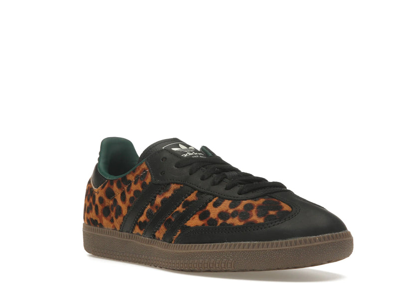Adidas Samba OG Black Green Leopard - Core Black/Collegiate Green/Cream White - JI2735 - 05