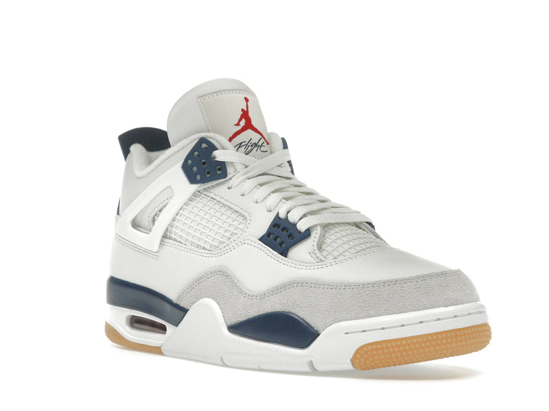 Air Jordan 4 Retro SB Navy - Summit White/White/Navy/Neutral Grey/Gum Yellow/Varsity Red - DR5415-100 - 05