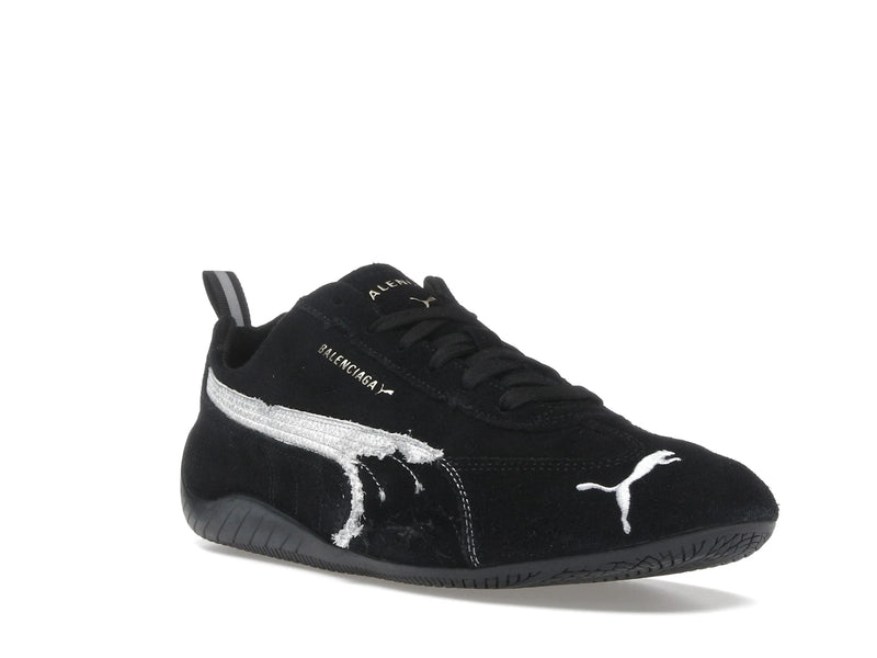 Balenciaga X Puma Speedcat Suede Distressed Black White - Black/White - 847146 WSDSD 1090 - 05
