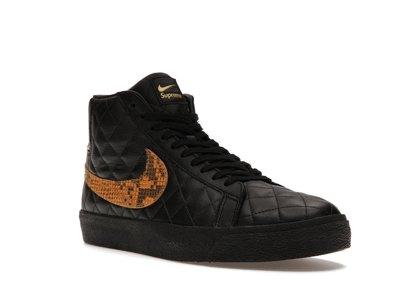 Nike SB Blazer Mid QS Supreme Black - Black/Black - DV5078-001 - 05