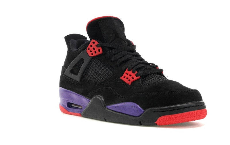 Air Jordan 4 Retro Raptors - Black/Court Purple-University Red - AQ3816-065 - 05
