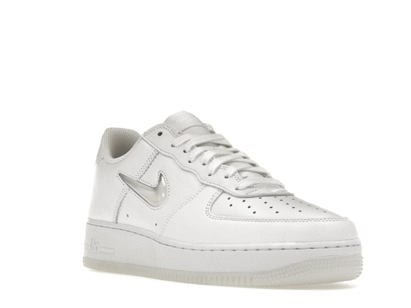 Nike Air Force 1 Low '07 Retro Color of the Month Jewel Swoosh Triple White - White/White-White - FN5924-100 - 05