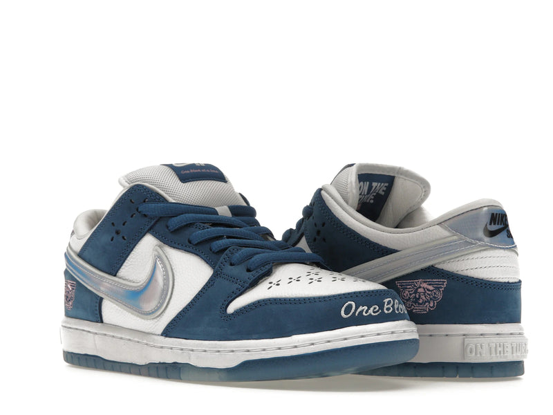 Nike SB Dunk Low Born X Raised One Block At A Time - Deep Royal Blue/White-White - FN7819-400 - 05