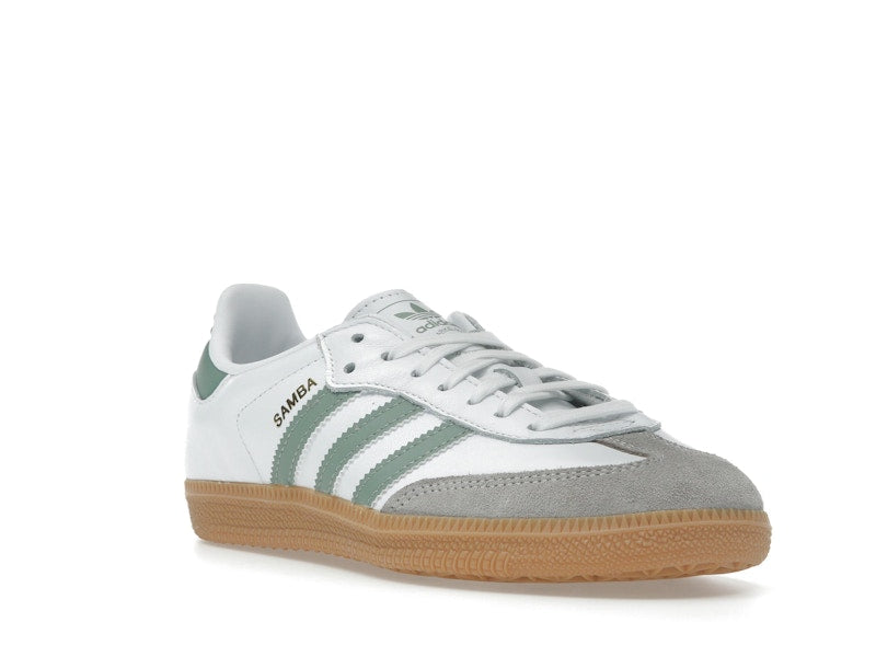 Adidas Samba OG Cloud White Silver Green (GS) - Cloud White/Silver Green/Gum - JP5479 - 05