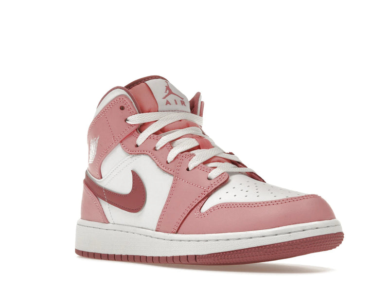 Air Jordan 1 Mid Valentines Day (2023) (GS) - Coral Chalk/Desert Berry/White - DQ8423-616 - 05