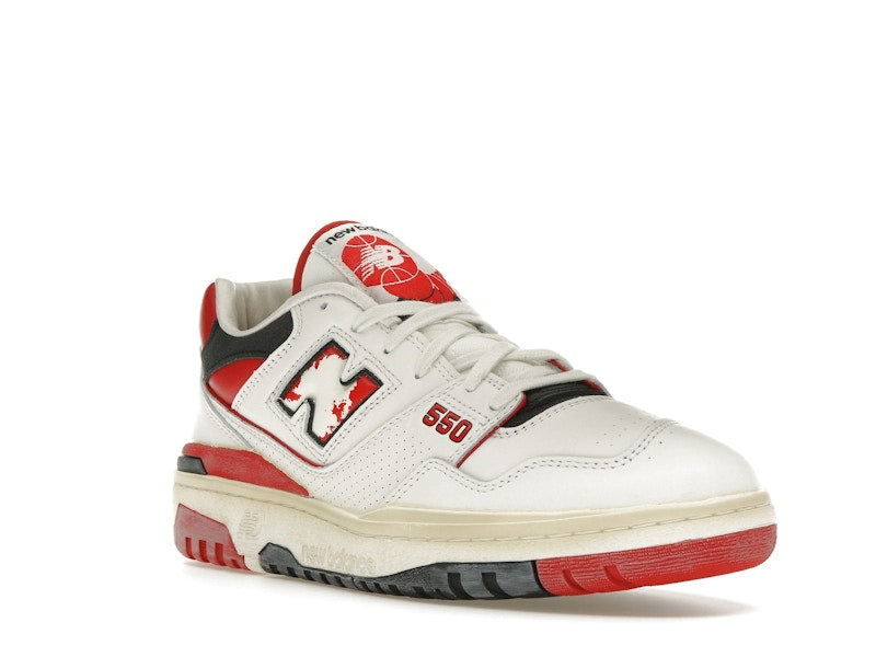 New Balance 550 Vintage Pack Team Red - Sea Salt/Team Red/Black - BB550VGA - 05