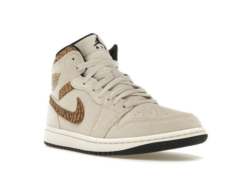 Air Jordan 1 Mid SE Brown Elephant - vue 5