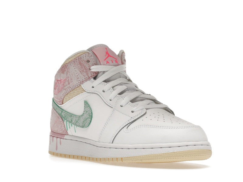Air Jordan 1 Mid Paint Drip (GS) - weergave 5