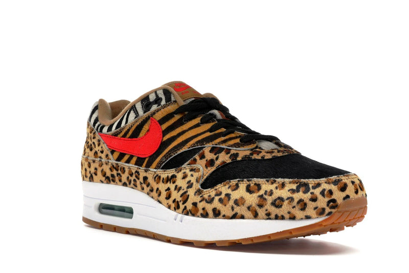 Nike Air Max 1 Atmos Animal Pack 2 (2018) Black Box - Wheat/Sport Red-Bison-Classic Green - AQ0928-700 - 05