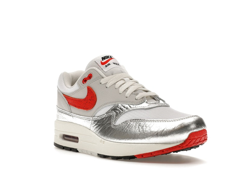 Nike Air Max 1 PRM SE Hot Sauce - White/Chile Red-Metallic Silver-Neutral Grey-Sail-Fir - HF7746-100 - 05