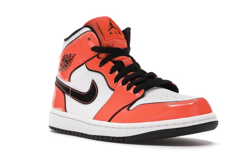 Air Jordan 1 Mid SE Turf Orange - Turf Orange/Black/White - DD6834-802 - 05