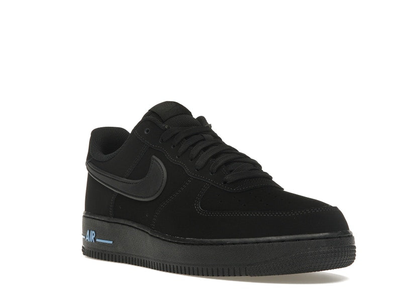 Nike Air Force 1 Low '07 SE Black University Blue - Black/Black/University Blue - HV6223-001 - 05