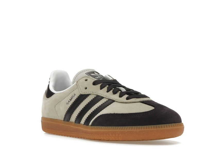 adidas Samba OG Putty Grey Black (Women's) - Putty Grey S24/Aurora Black S24/Silver Metallic - IE5835 - 05