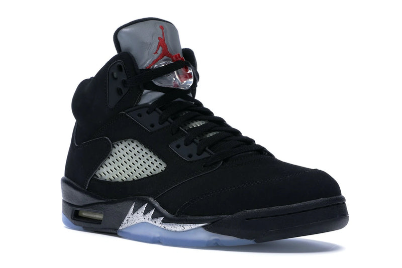 Jordan 5 Retro Black Metallic (2016) - Black/Fire Red-Metallic Silver-White - 845035-003 - 05