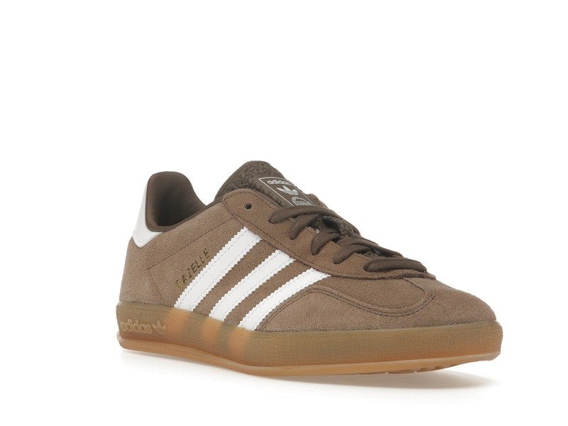 adidas Gazelle Indoor Earth Strata White Gold Metallic - Earth Strata/Cloud White/Gold Metallic - JQ0175 - 05