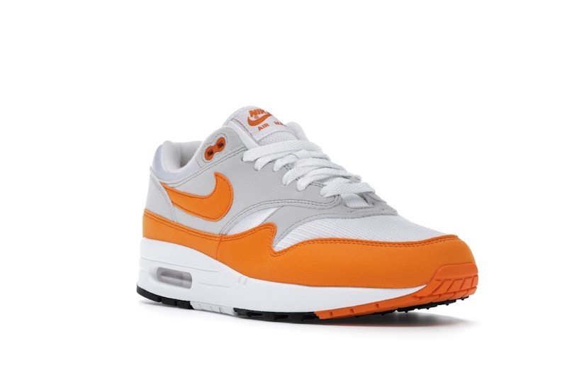 Nike Air Max 1 Anniversary Orange (2020) - White/Magma Orange-Neutral Grey-Black - DC1454-101 - 05