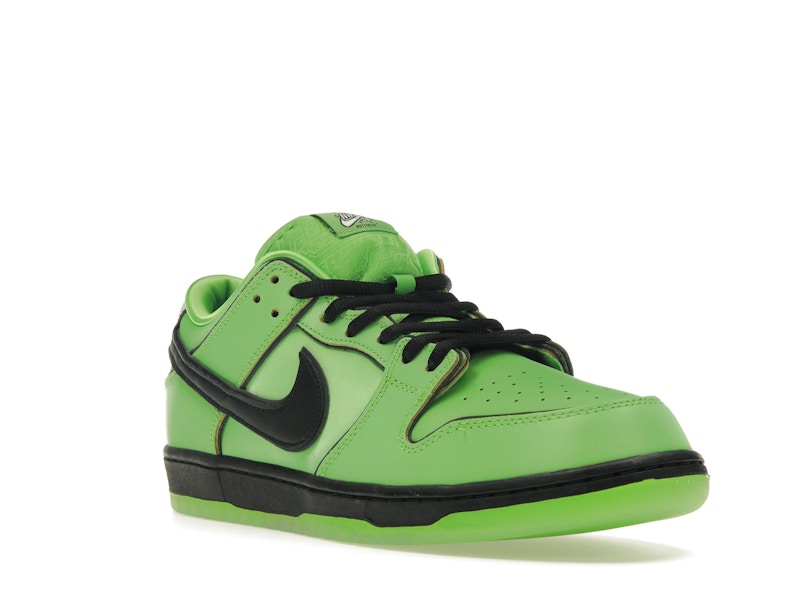 Nike SB Dunk Low The Powerpuff Girls Buttercup - Mean Green/Black/Lotus Pink - FZ8319-300 - 05