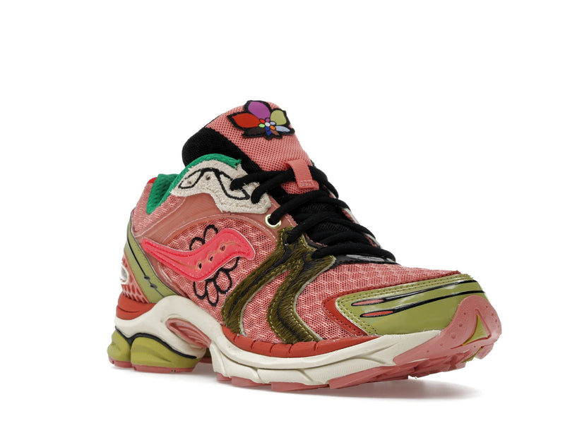 Saucony Progrid Triumph 4 Jae Tips Flowers Grow Uptown Virginia Creeper - Pink/Yellow/Multi-Color - S70966-2 - 05